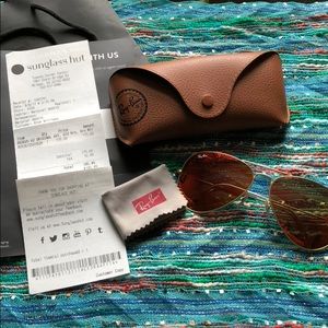 Rayban Original Aviator Orange mirror 62mm